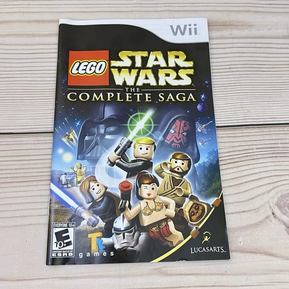 LEGO Star Wars - The Complete Saga (Nintendo Wii, 2007) CIB w/Manual -TESTED VG+